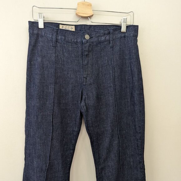 Polo Ralph Lauren Seamed Flare Trouser‎ Jeans High Rise Seafarer - Picture 2 of 16